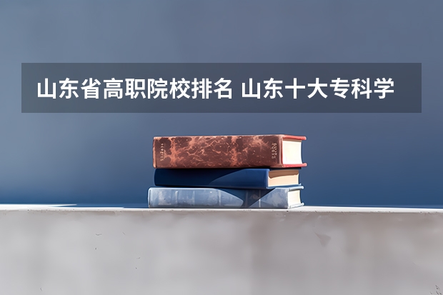 山东省高职院校排名 山东十大专科学校排名