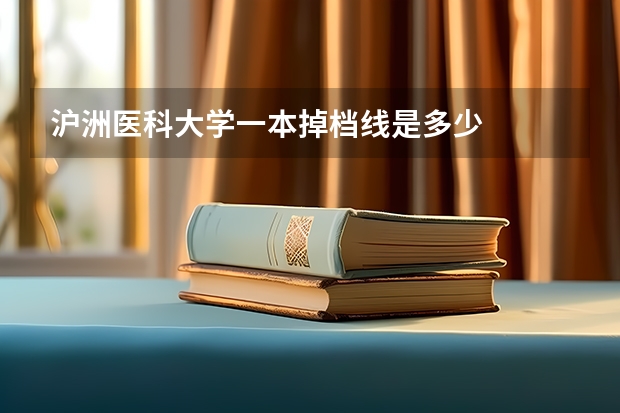 沪洲医科大学一本掉档线是多少