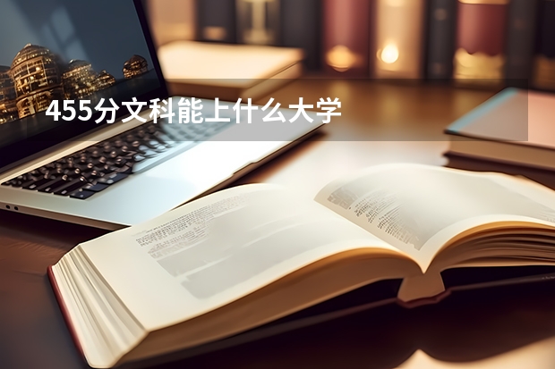 455分文科能上什么大学