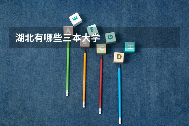 湖北有哪些三本大学