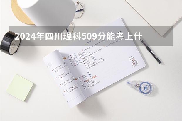 2024年四川理科509分能考上什么大学？