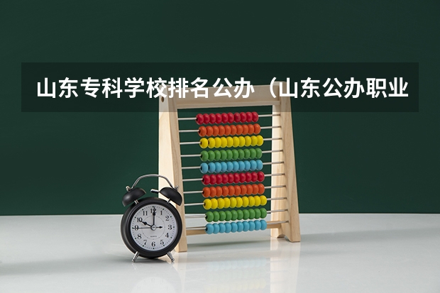 山东专科学校排名公办（山东公办职业学校排名）