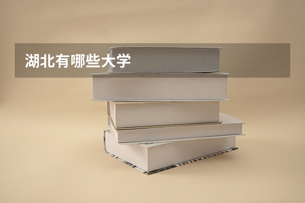湖北有哪些大学
