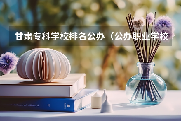 甘肃专科学校排名公办（公办职业学校排名）