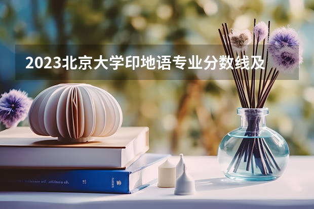 2023北京大学印地语专业分数线及历年分数线汇总
