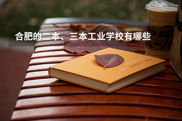 合肥的二本、三本工业学校有哪些