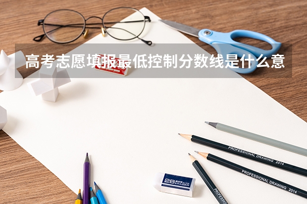 高考志愿填报最低控制分数线是什么意思啊？