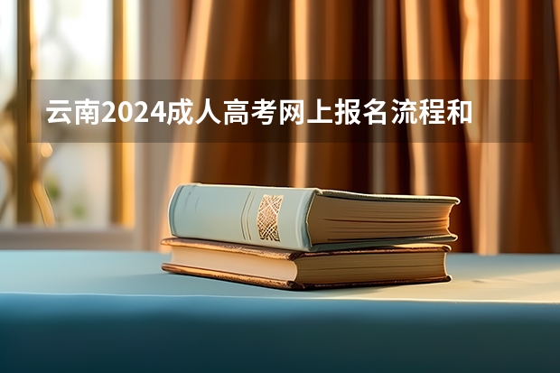 云南2024成人高考网上报名流程和操作步骤是怎样的 高考报名网上申报流程