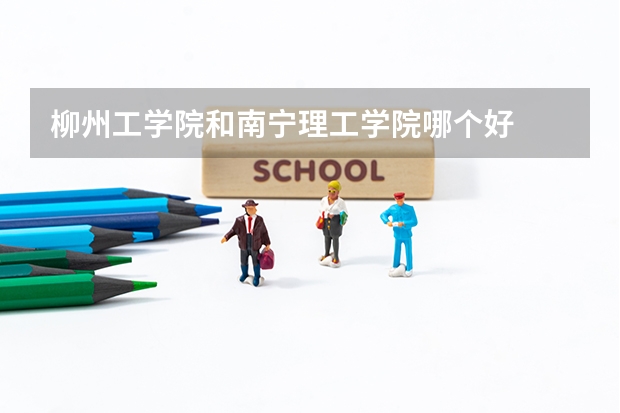 柳州工学院和南宁理工学院哪个好