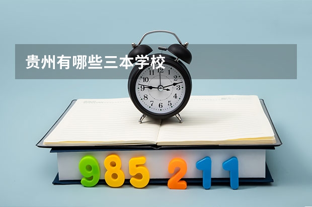 贵州有哪些三本学校
