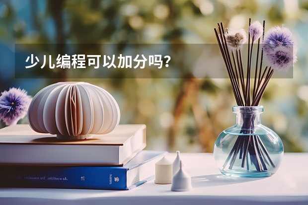 少儿编程可以加分吗?