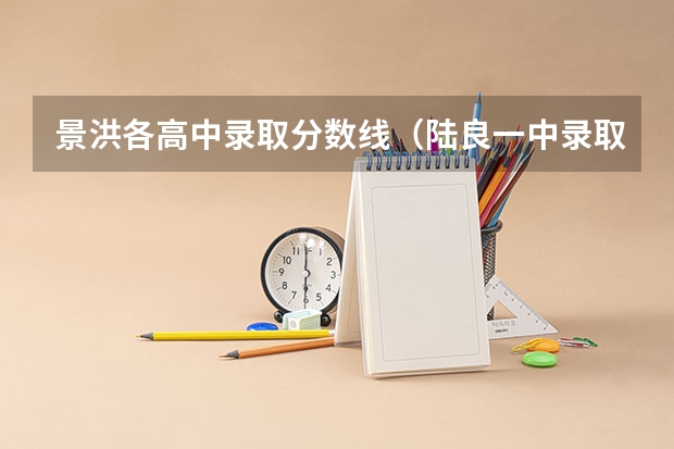 景洪各高中录取分数线（陆良一中录取分数线）