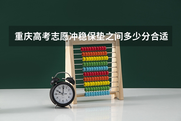重庆高考志愿冲稳保垫之间多少分合适(冲稳保比例怎么分配)