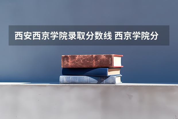 西安西京学院录取分数线 西京学院分数线