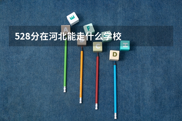 528分在河北能走什么学校