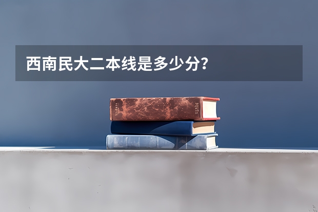 西南民大二本线是多少分？