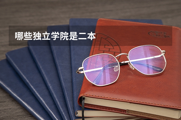 哪些独立学院是二本