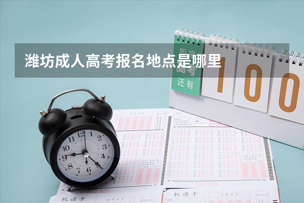 潍坊成人高考报名地点是哪里