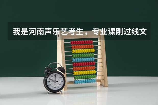 我是河南声乐艺考生，专业课刚过线文化课要多少分才能上一本？