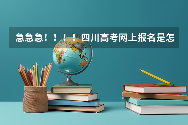 急急急!!!!四川高考网上报名是怎么弄的?先在网上报名然后隔几天再交报名费?还是报名的时