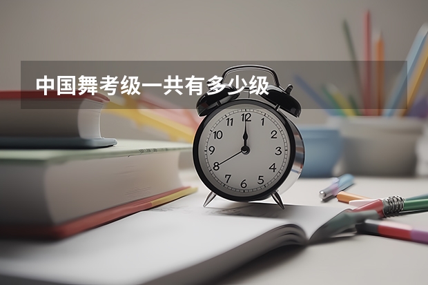 中国舞考级一共有多少级