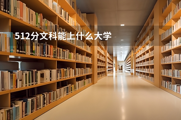 512分文科能上什么大学