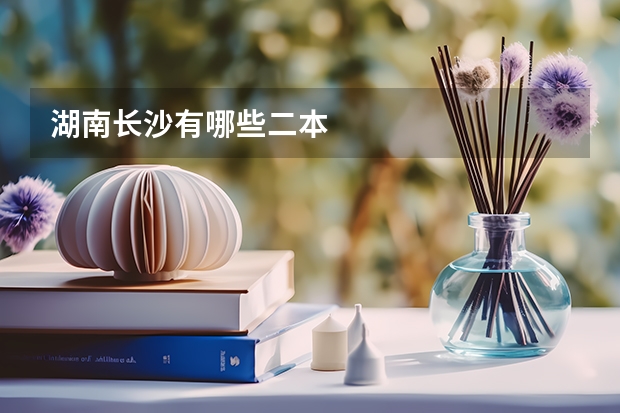 湖南长沙有哪些二本