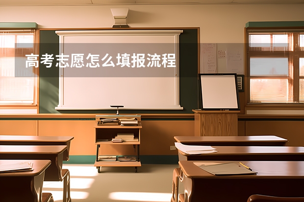 高考志愿怎么填报流程