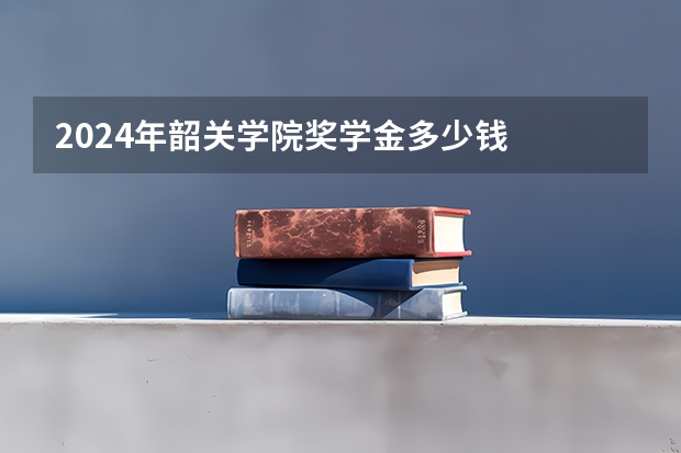 2024年韶关学院奖学金多少钱