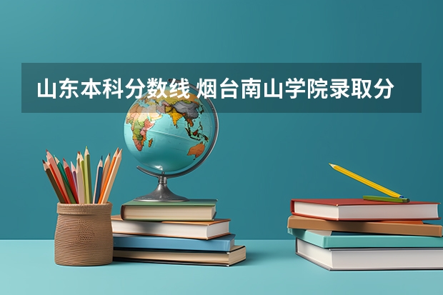 山东本科分数线 烟台南山学院录取分数线