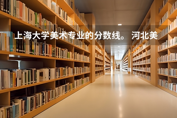 上海大学美术专业的分数线。 河北美术分260文化380能上的大学