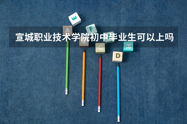 宣城职业技术学院初中毕业生可以上吗
