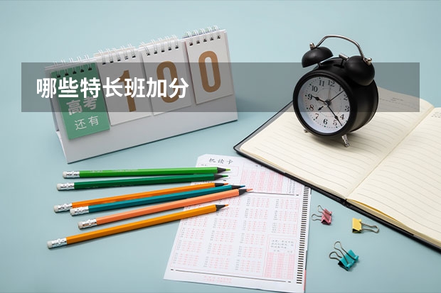哪些特长班加分