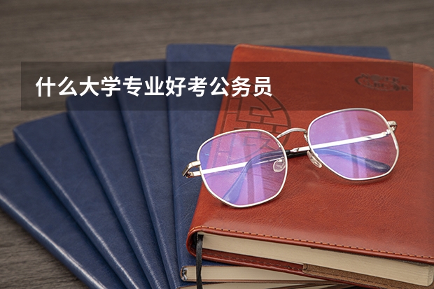 什么大学专业好考公务员