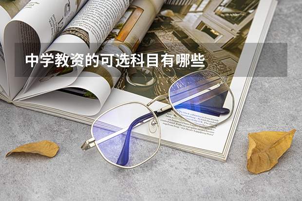 中学教资的可选科目有哪些
