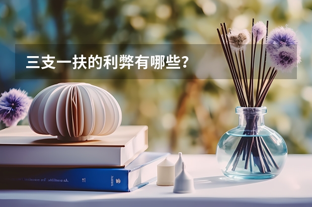 三支一扶的利弊有哪些?