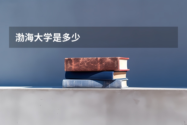 渤海大学是多少