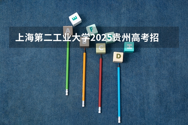 上海第二工业大学2025贵州高考招生计划 招多少人预测