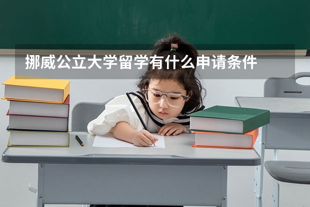 挪威公立大学留学有什么申请条件