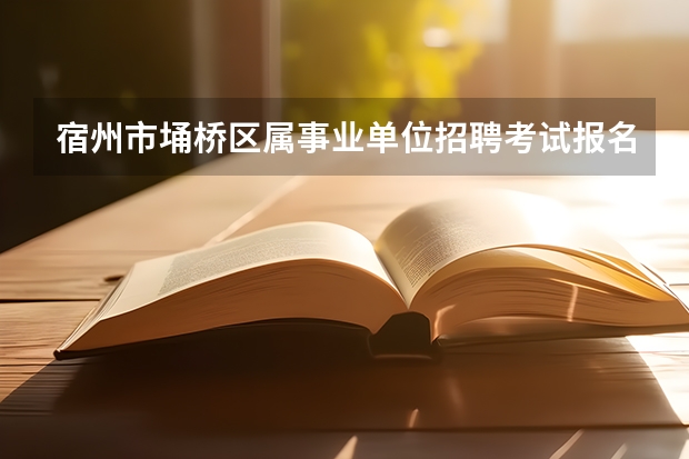 宿州市埇桥区属事业单位招聘考试报名条件对户籍有哪些限制？
