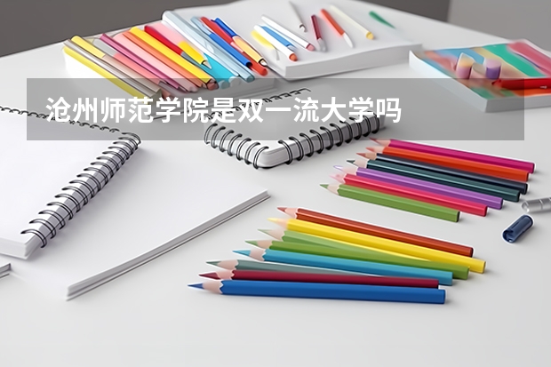 沧州师范学院是双一流大学吗
