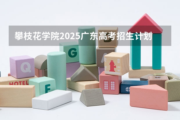 攀枝花学院2025广东高考招生计划 招多少人