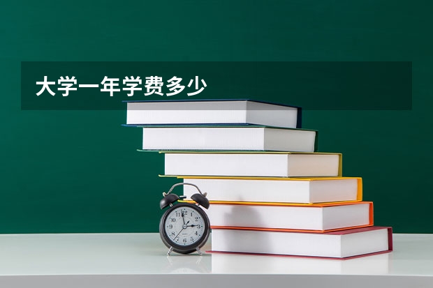 大学一年学费多少