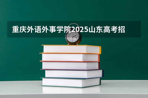 重庆外语外事学院2025山东高考招生计划 招多少人
