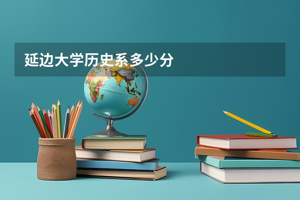 延边大学历史系多少分