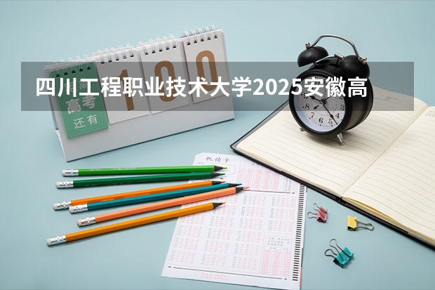 四川工程职业技术大学2025安徽高考招生计划 招多少人