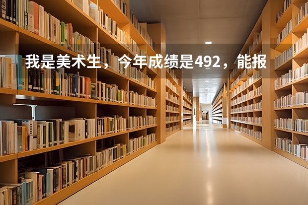 我是美术生，今年成绩是492，能报杭州的什么本科学校啊 。