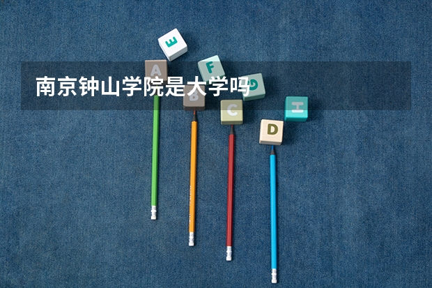 南京钟山学院是大学吗