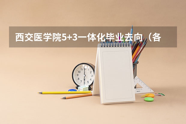 西交医学院5+3一体化毕业去向(各高校在湖南的录取分数线)