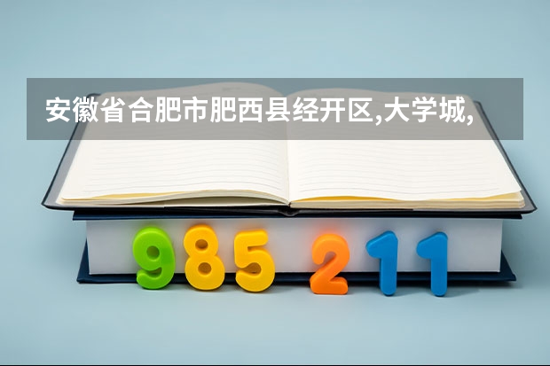 安徽省合肥市肥西县经开区,大学城,汤口路,财经学院门口小吃街的邮编是多少